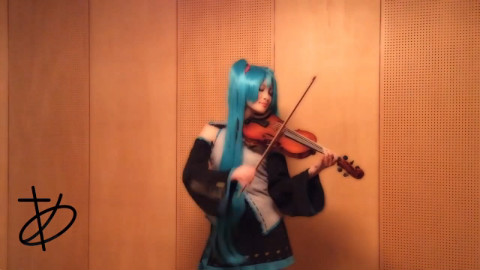 【Ayasa】バイオリンで“初音ミク”「千本桜」を弾いてみた